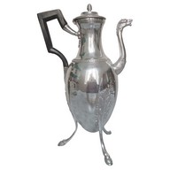 Late 18th century, French antique Sterling silver coffee pot