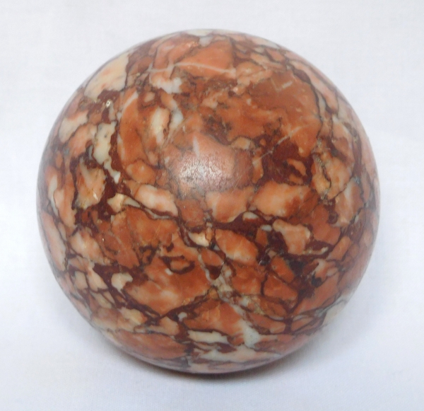 Grand Tour souvenir : 3 decorative marble balls, 19th century