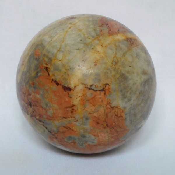 Grand Tour souvenir : 3 decorative marble balls, 19th century