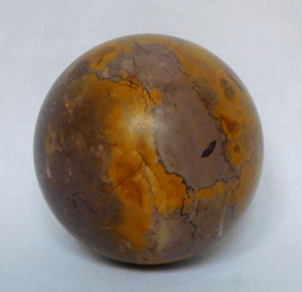 Grand Tour souvenir : 3 decorative marble balls, 19th century