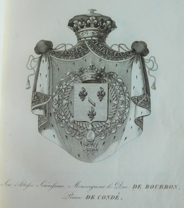 Noblesse Française - Armorial général de la Chambre des Pairs - 286 gravures d'armoiries - 1822