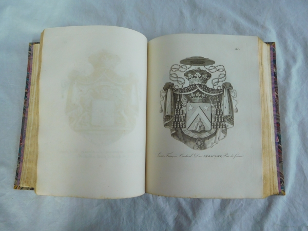 French nobility - General armorial of the Chamber of Peers - 286 coat of arms engravings - 1822