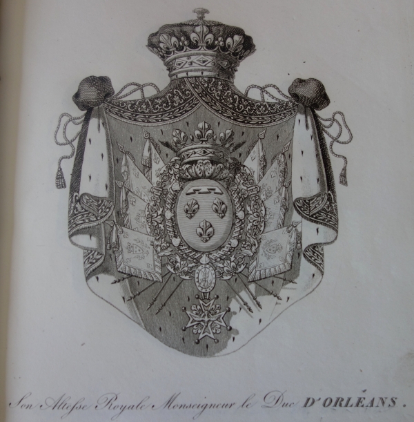 Noblesse Française - Armorial général de la Chambre des Pairs - 286 gravures d'armoiries - 1822