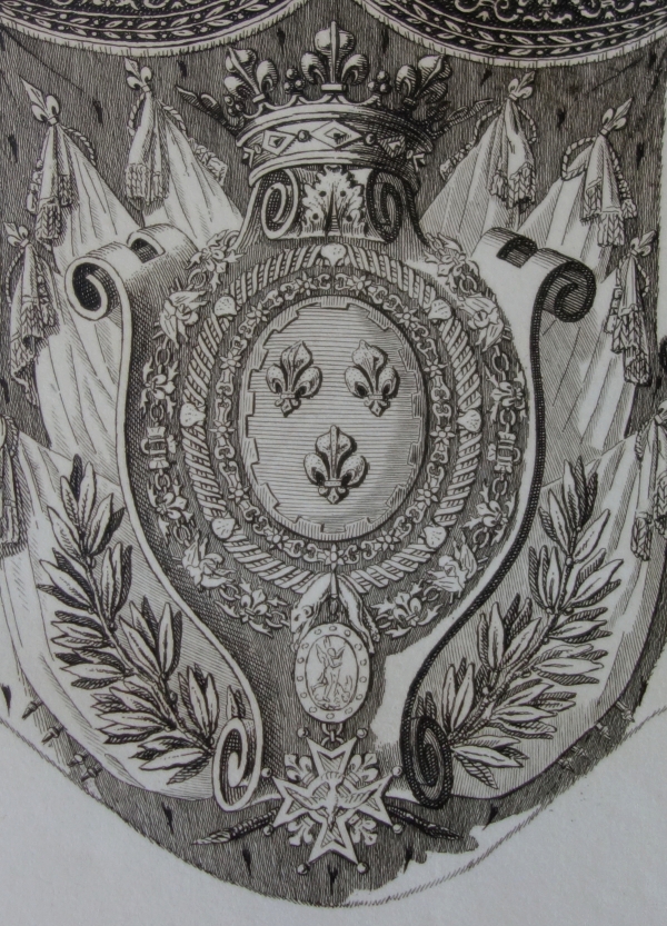 Noblesse Française - Armorial général de la Chambre des Pairs - 286 gravures d'armoiries - 1822