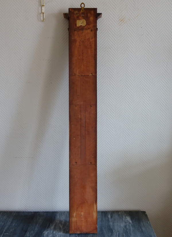 Mahogany Reaumur barometer, 19th century circa 1860