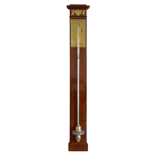 Mahogany Reaumur barometer, Restoration period, early 19th century circa 1820 - 1830