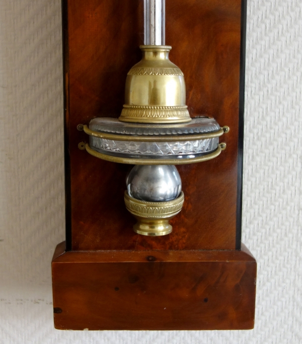 Mahogany Reaumur barometer, Restoration period, early 19th century circa 1820 - 1830