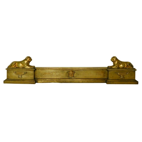 Claude Galle : Empire ormolu mantel bar, France, early 19th century