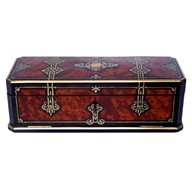 19th century jewelry / gloves marquetry box, Napoleon III period