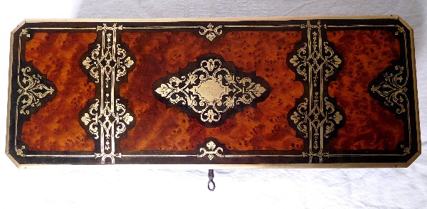 19th century jewelry / gloves marquetry box, Napoleon III period