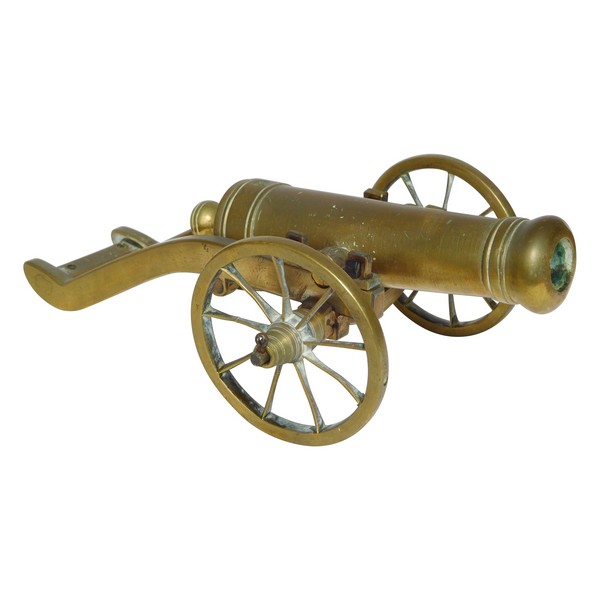 Bronze miniature cannon - child toy, middle 19th century