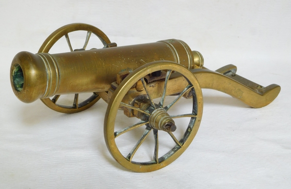 Bronze miniature cannon - child toy, middle 19th century