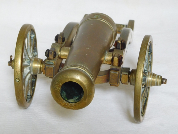 Bronze miniature cannon - child toy, middle 19th century