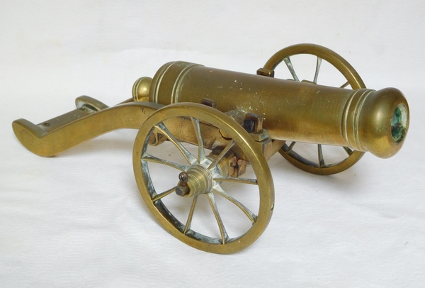 Bronze miniature cannon - child toy, middle 19th century