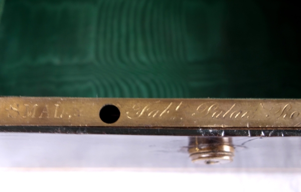 Grand coffret / cassette à bijoux en ébène - couronne de Comte - époque XIXe siècle vers 1850