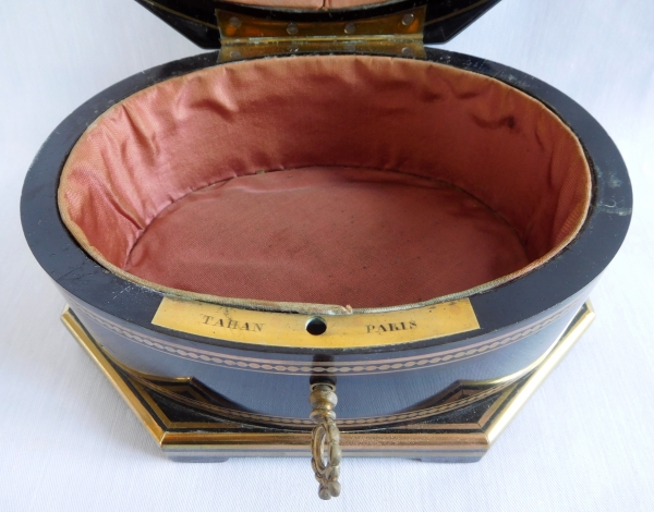 Tahan - supplier of the Emperor - ebony and brass jewelry box