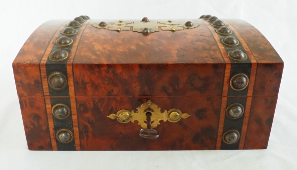 Louis XIV style jewelry box, Napoleon III period - 19th century