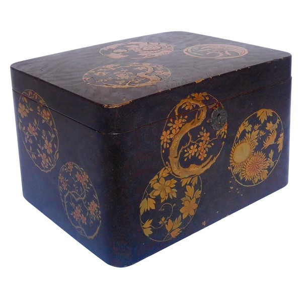 Japanesse lacquered jewelry box - Meiji period - 19th Century