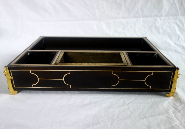 Louis XIV style Boulle marquetry inkwell - Napoleon III period - 19th century circa 1850