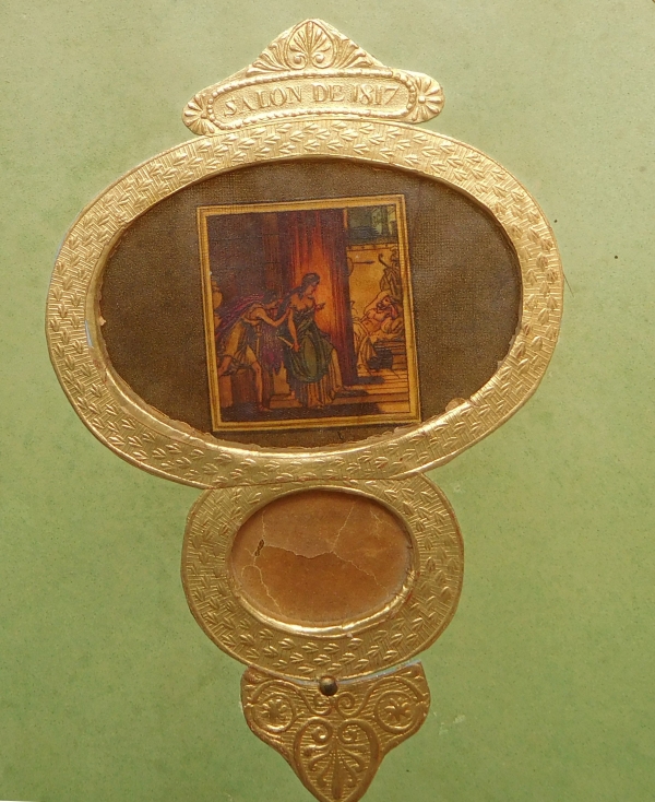 Early 19th century fan / magic lantern circa 1817