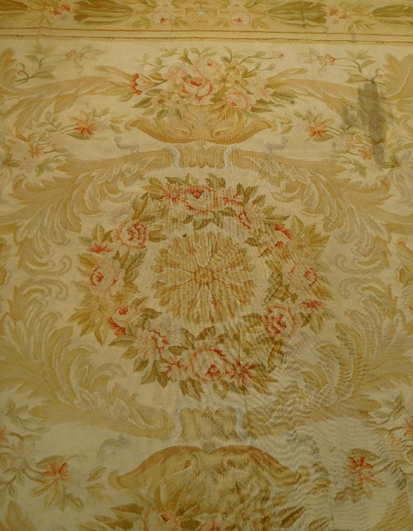 Grand tapis d'Aubusson d'époque Napoléon III - 420cm x 290cm