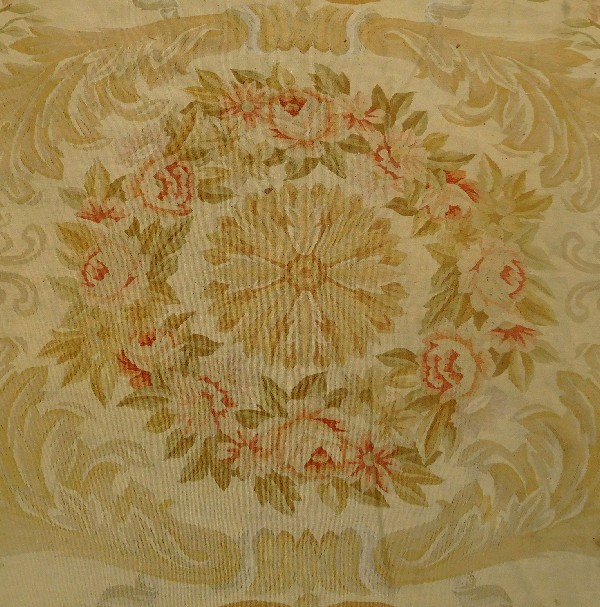 Grand tapis d'Aubusson d'époque Napoléon III - 420cm x 290cm