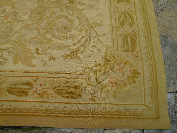 Grand tapis d'Aubusson d'époque Napoléon III - 420cm x 290cm