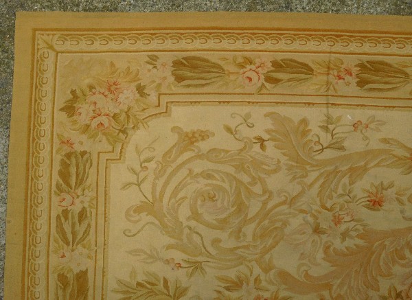 Grand tapis d'Aubusson d'époque Napoléon III - 420cm x 290cm