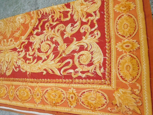 Tapis d'Aubusson de style Empire Restauration, époque XIXe - 350cm x 260cm