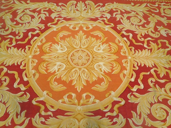 Tapis d'Aubusson de style Empire Restauration, époque XIXe - 350cm x 260cm