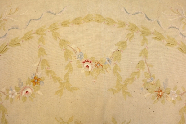 Grand tapis d'Aubusson de style Louis XVI, époque Napoléon III - 512cm x 396cm
