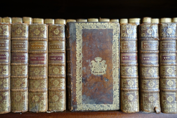 18th century book turned into a hiding place, Count coat of arms