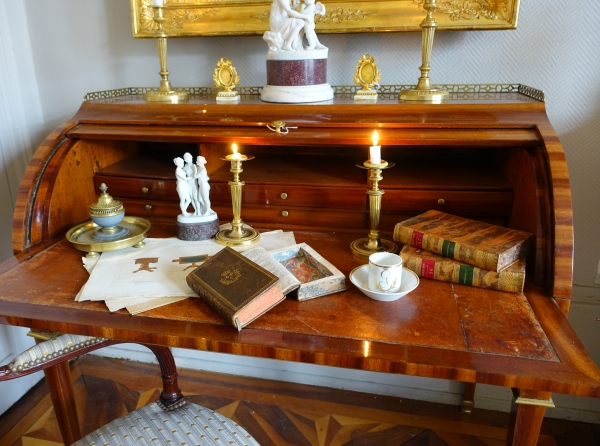 18th century book turned into a hiding place, Count coat of arms