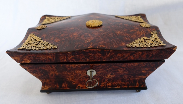 Early 19th century sterling silver sewing set, Charles X period circa 1820 - 1830