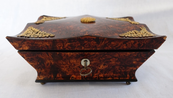 Early 19th century sterling silver sewing set, Charles X period circa 1820 - 1830