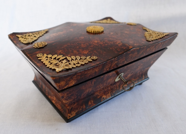 Early 19th century sterling silver sewing set, Charles X period circa 1820 - 1830