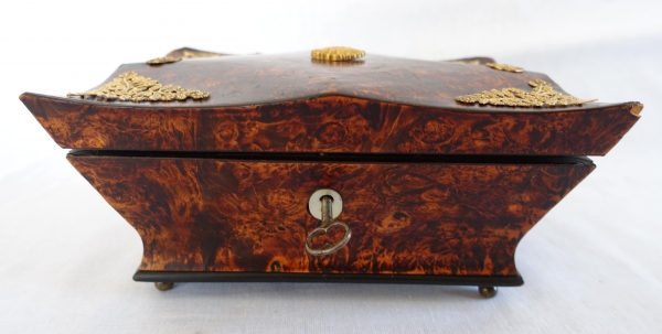 Early 19th century sterling silver sewing set, Charles X period circa 1820 - 1830