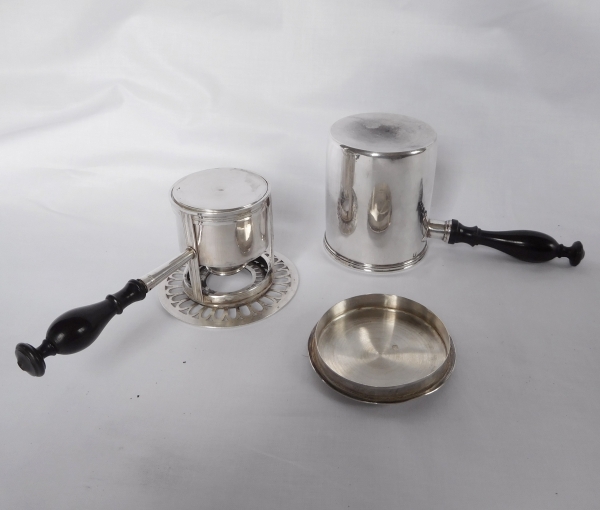 Travel / vanity set for an officer, 37 crystal and sterling silver pieces, early 19th century