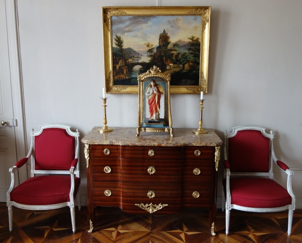 Gilt wood niche for a statue, 18th century Italian production