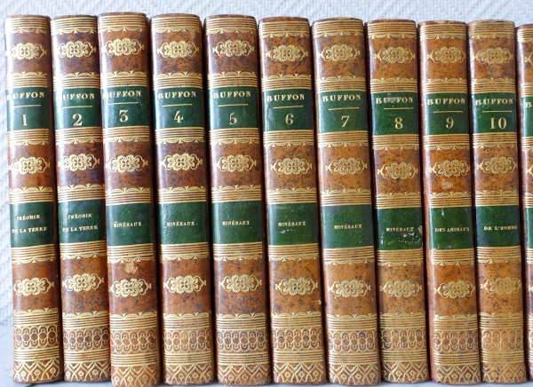 The complete works of Buffon - 26 volumes - beautiful full leather book cover - 1829