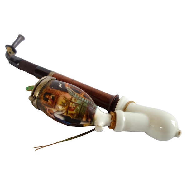 German porcelain pipe - Bavaria, 19th century