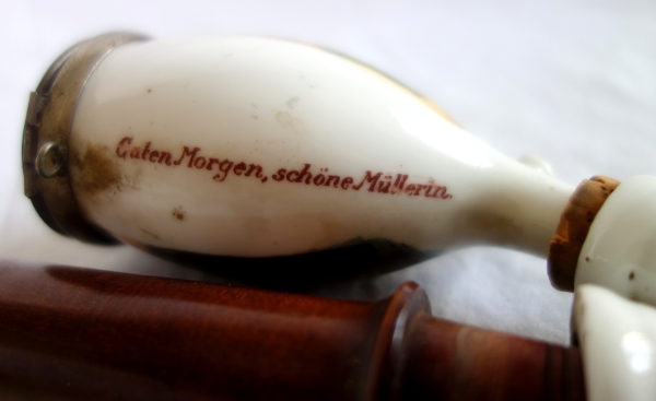 German porcelain pipe - Bavaria, 19th century