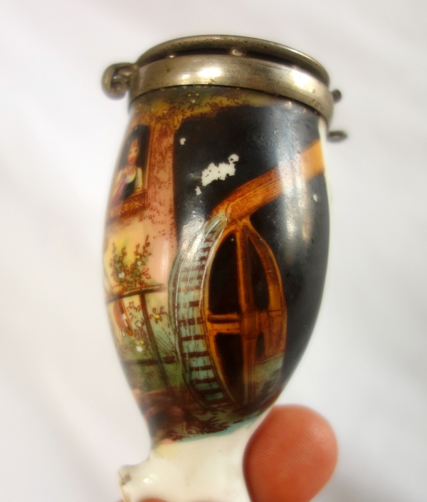 German porcelain pipe - Bavaria, 19th century