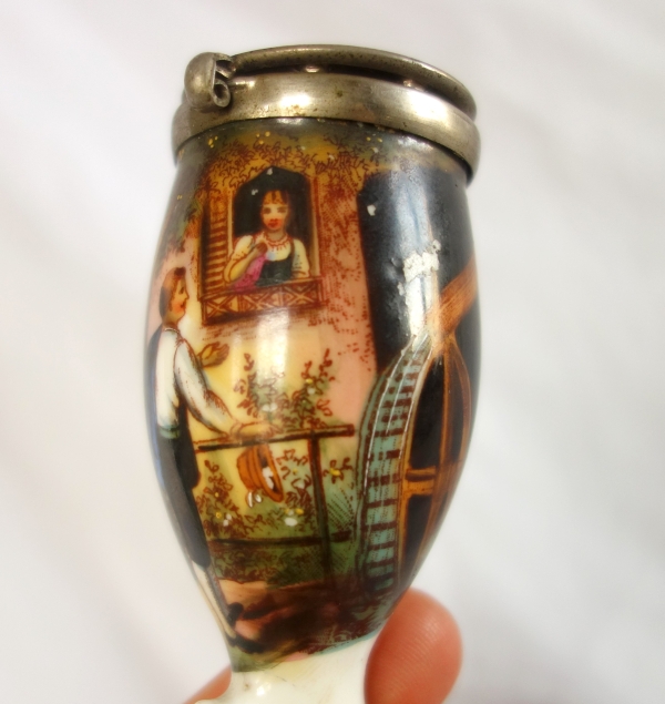 German porcelain pipe - Bavaria, 19th century