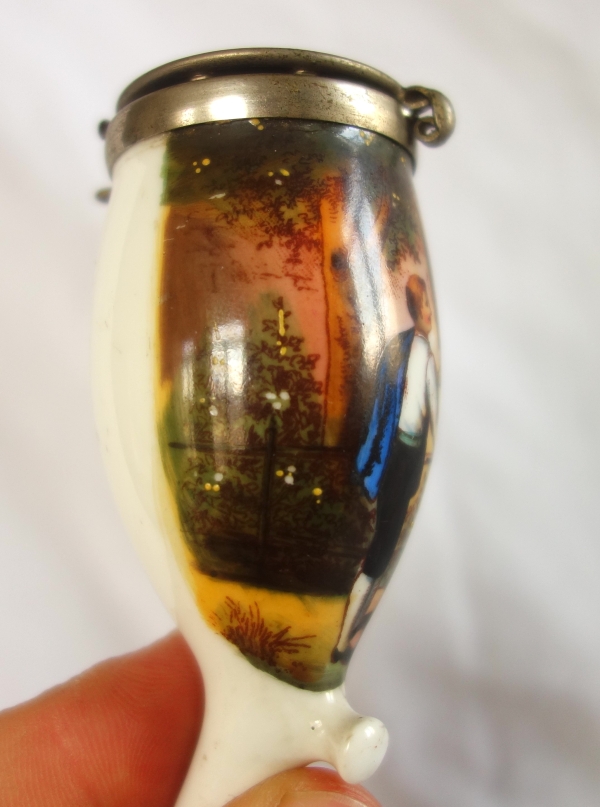 German porcelain pipe - Bavaria, 19th century