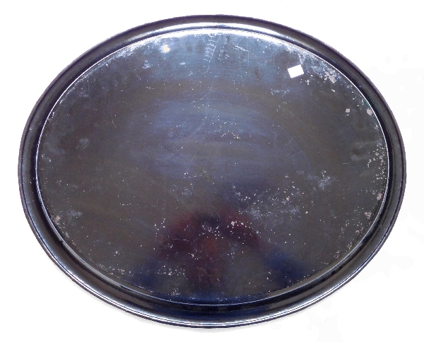 Napoleon III - mid-19th century painted iron tray