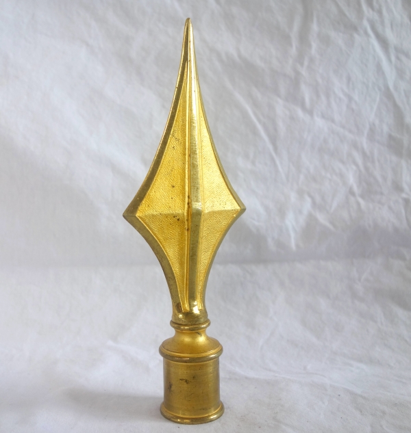 Ormolu flagpole point - French 3rd Republic