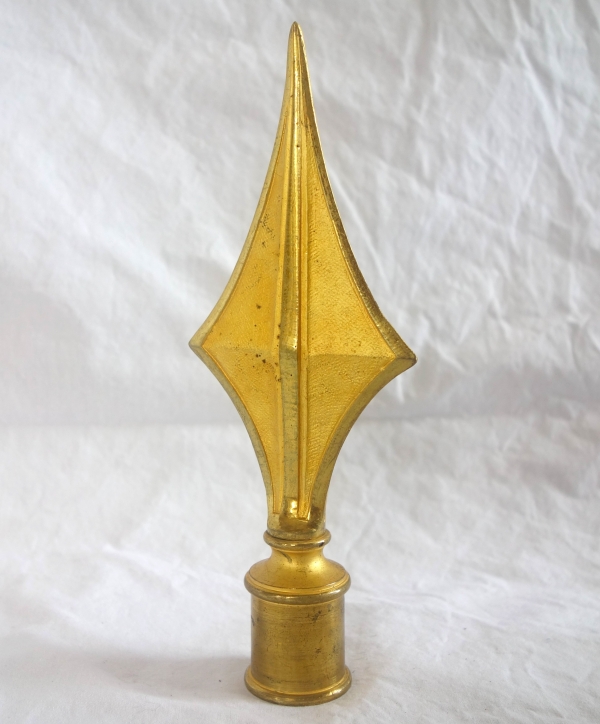 Ormolu flagpole point - French 3rd Republic