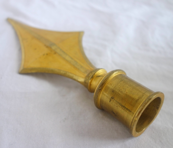 Ormolu flagpole point - French 3rd Republic