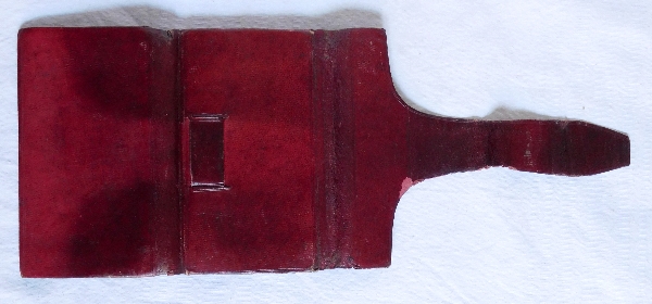 Portefeuille en maroquin rouge, époque Empire, époque début XIXe